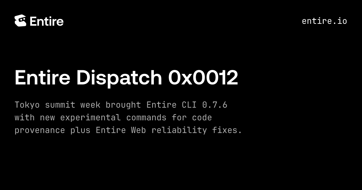 Entire Dispatch 0x0012