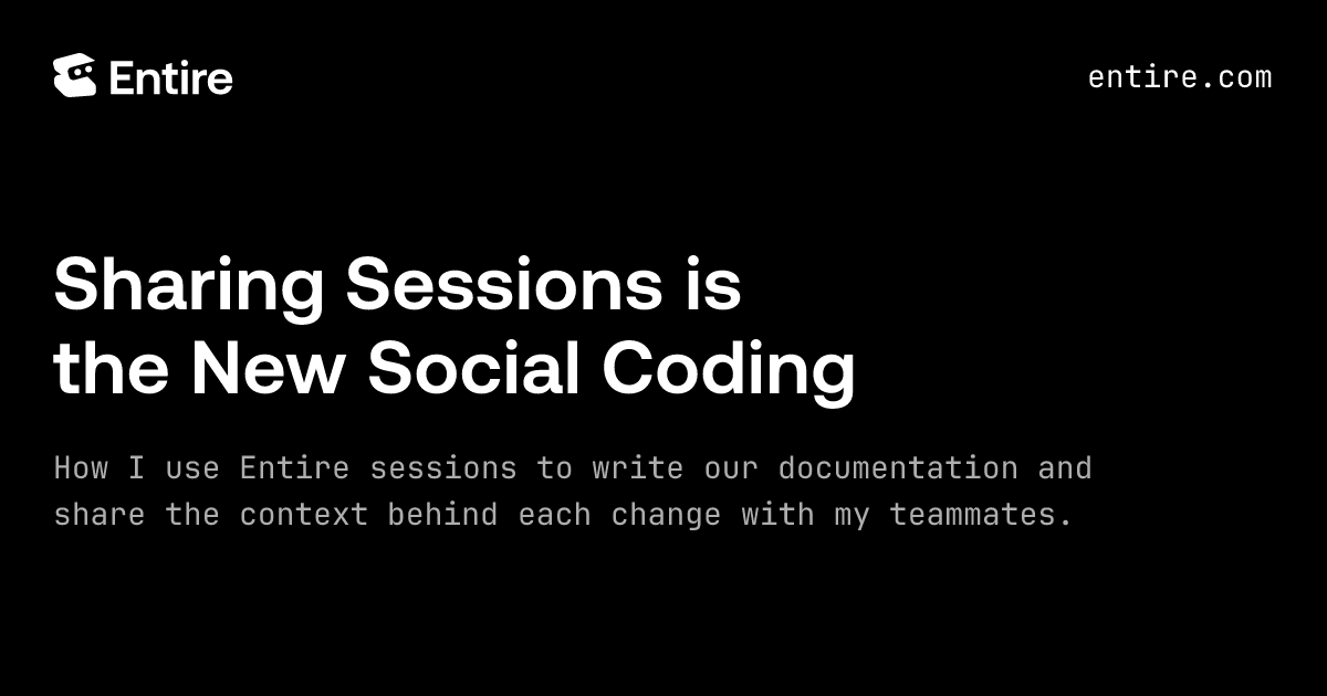 Sharing Sessions is the New Social Coding